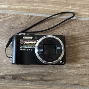 Samsung HZ30W 12MP Digital Camera – 15x Zoom - Black w/Battery No Charger